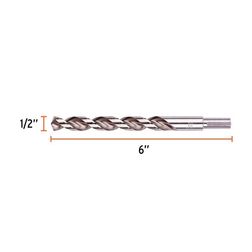 Broca HSS 1/2' Trusilver para metal, TRUPER BAV-1/2-S