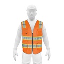 Chaleco de seguridad de alta visibilidad, naranja, EG,EXPERT CHS-900N-XL
