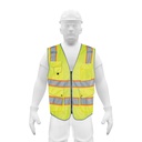 Chaleco de seguridad de alta visibilidad, verde, EG, EXPERT CHS-900V-XL