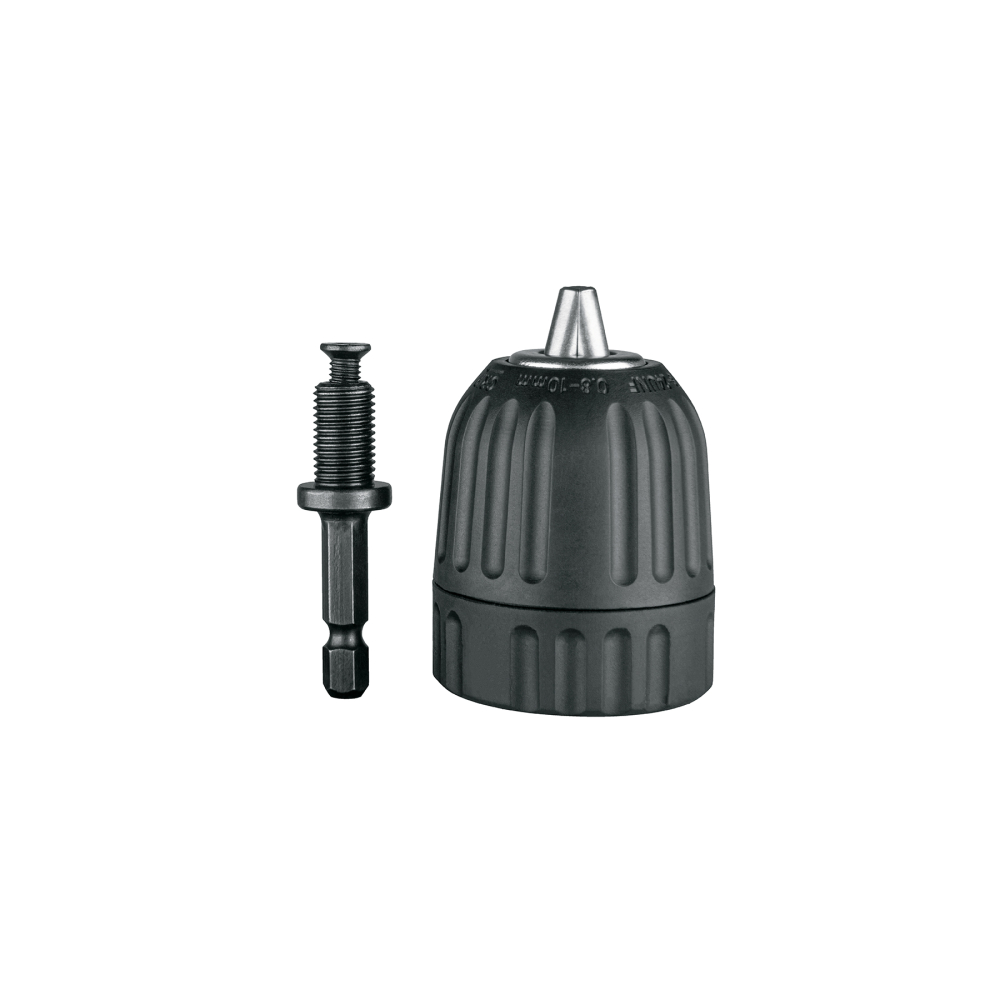 Broquero 3/8' sin llave y adaptador hexagonal 1/4', TRUPER BRO-3/8CR