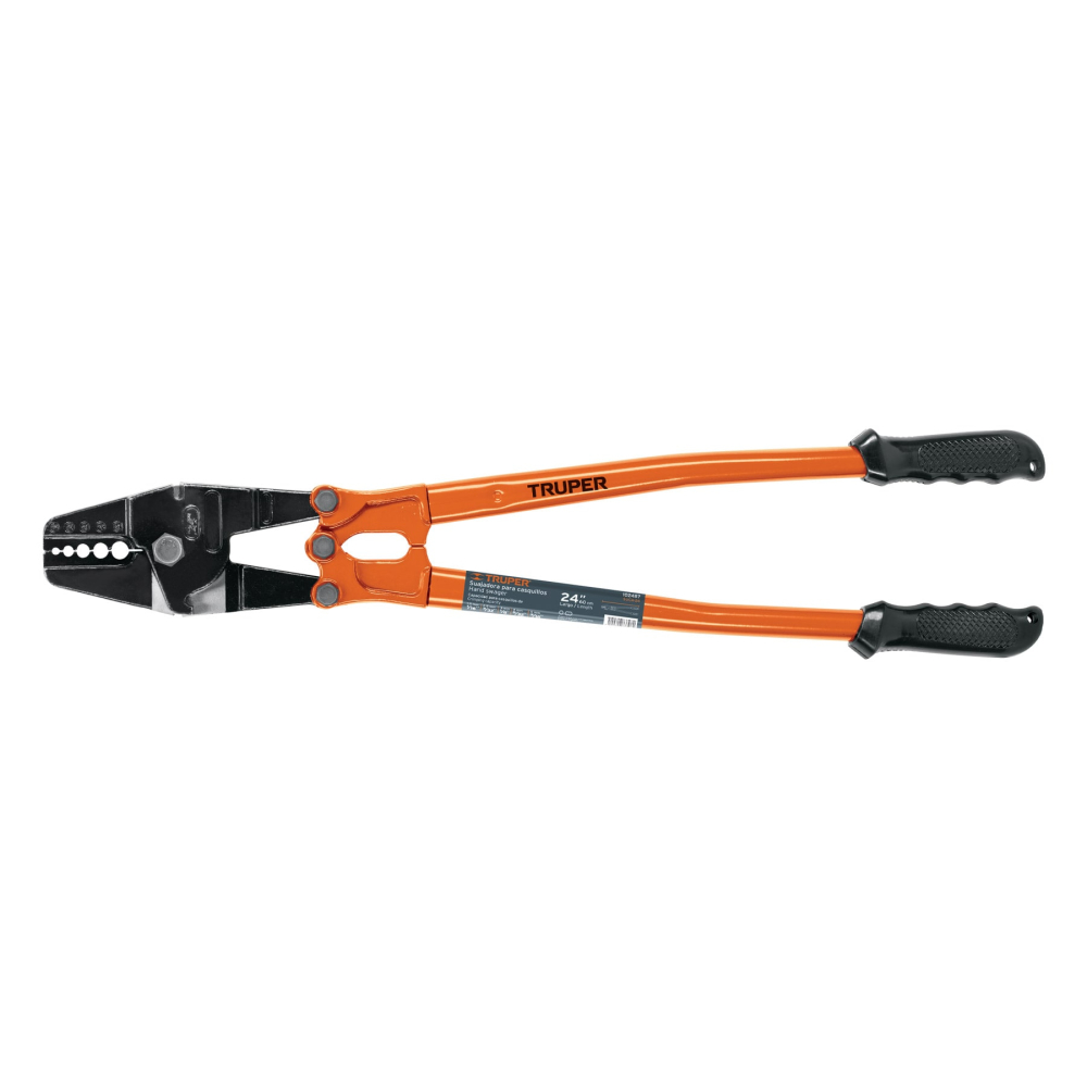 Suajadora 24' para casquillos con cortador de cable, TRUPER SUCA-24