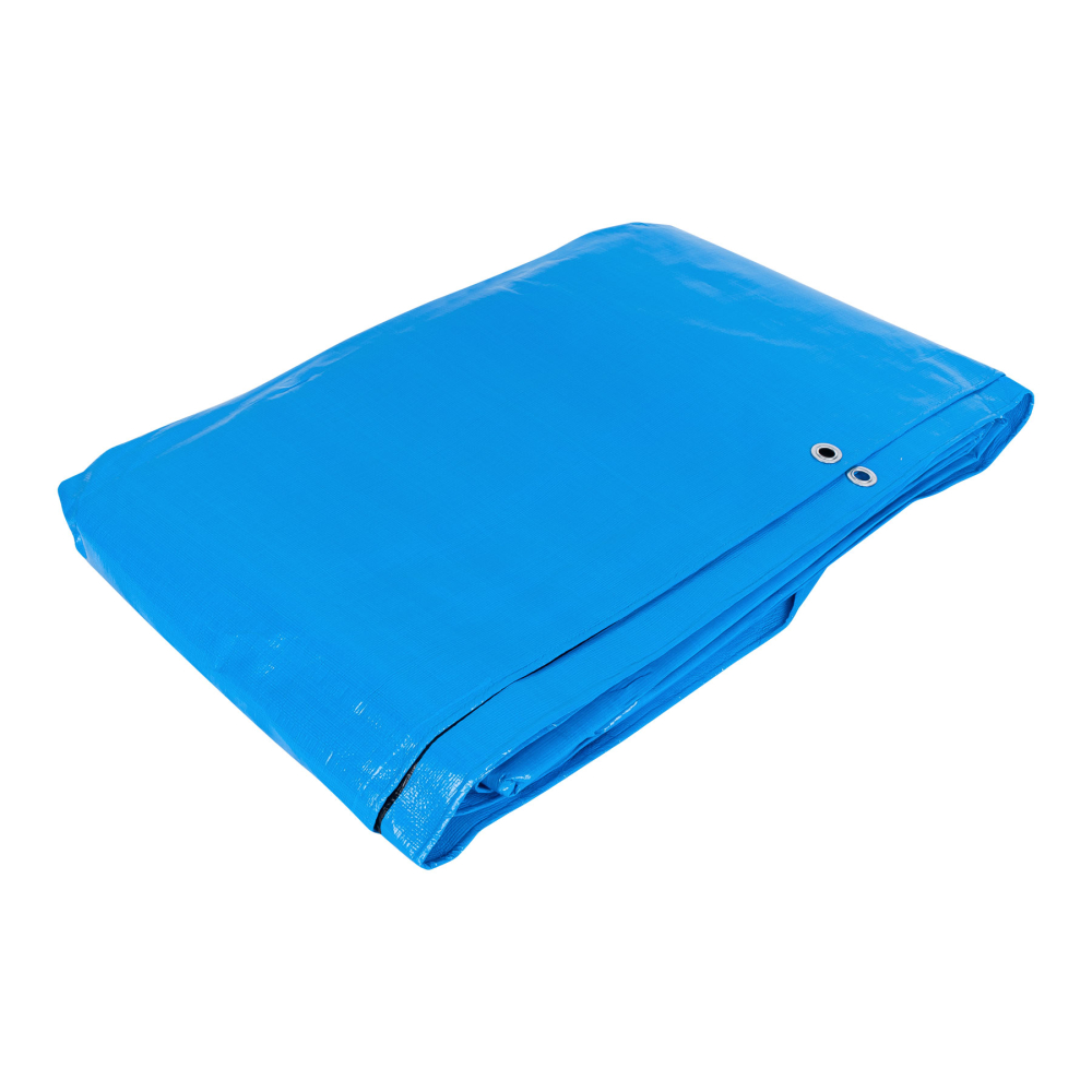 Lona de polietileno reforzada 6 x 6 m, azul, 180g/m2, TRUPER LT-66Z