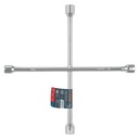 Llave de cruz 16' pulida y cromada, TRUPER LLCR-16
