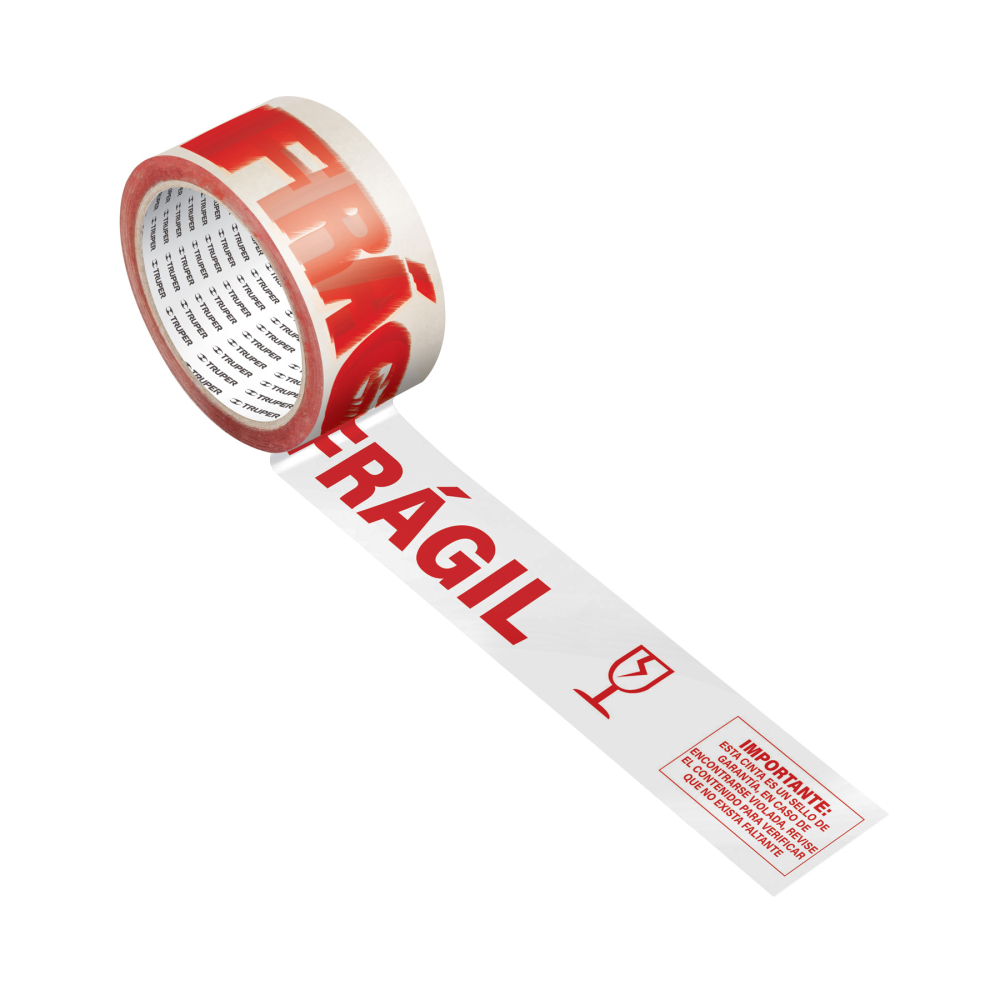 Cinta de empaque 48 mm x 150 m 'Frágil', TRUPER CFR-150