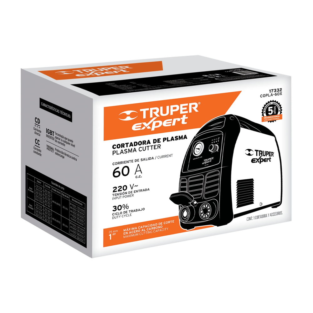 Caja de empaque de repuesto para COPLA-60X, TRUPER CJ-COPLA-60X