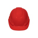Casco de seguridad, ajuste de matraca, rojo, TRUPER CAS-R