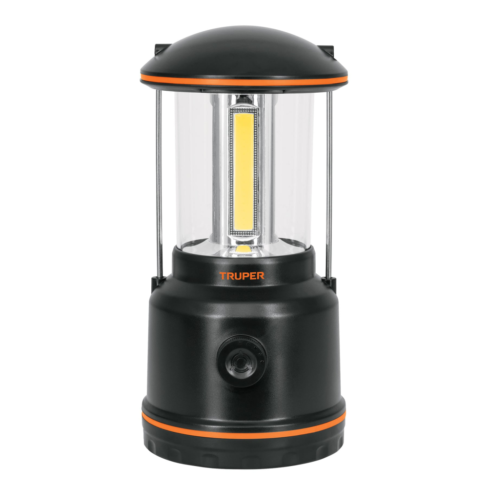 Linterna de LED para campamento, tipo farol, de Pilas 3 D LACA-3D