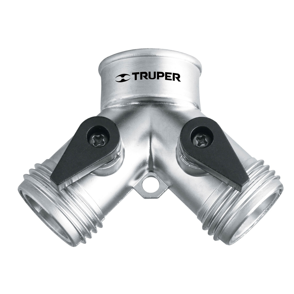 Conector 'Y' 3/4' metálico para manguera, TRUPER AD-2