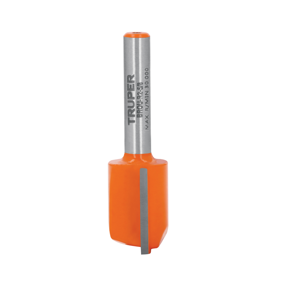 Broca para router, recta 2 filos, 5/8', TRUPER BROU-R2-5/8