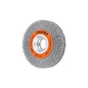 Carda alambre ondulado 6' x 1-1/8' para esmeril, TRUPER CA-106