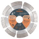 Disco de diamante de 4' x 2.1 mm, rin segmentado, TRUPER DID-340