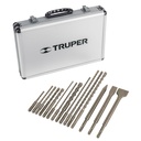 Juego de 15 brocas y cinceles SDS Plus en estuche, TRUPER JSDS-15