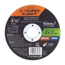 Disco abrasivo de corte preciso metal 4-1/2' x 1 mm, EXPERT DICOF-4510X
