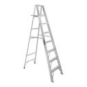 Escalera de tijera 100% aluminio tipo ll 7 peldaños, TRUPER ESTA-27