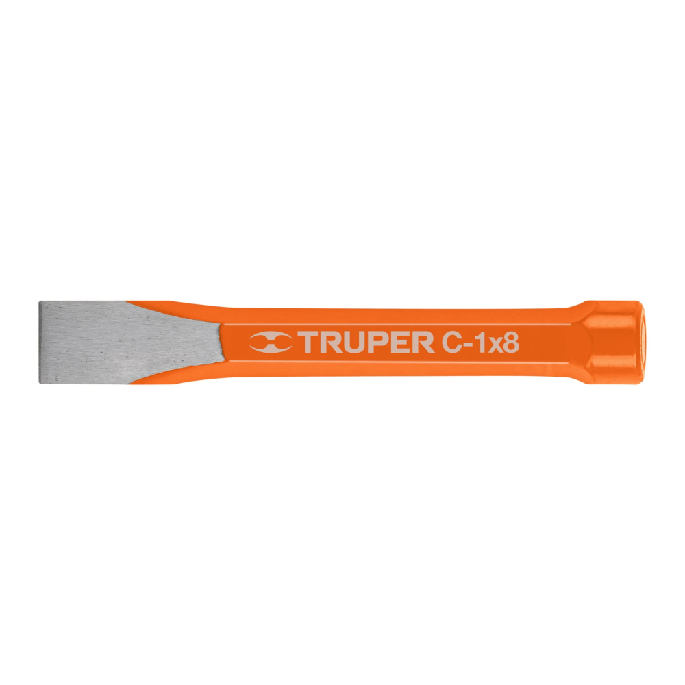 Cincel de corte frío de 1 X 8', TRUPER C-1X8