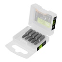 Estuche con 5 puntas torx T25 con seguro largo 1', EXPERT PUDE-6125