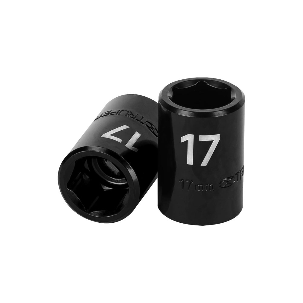 Dado cuadro 1/2' de impacto 6 puntas de 17 mm, TRUPER D-7417-M