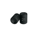 Dado cuadro 1/2' de impacto 6 puntas de 21 mm, TRUPER D-7421-M