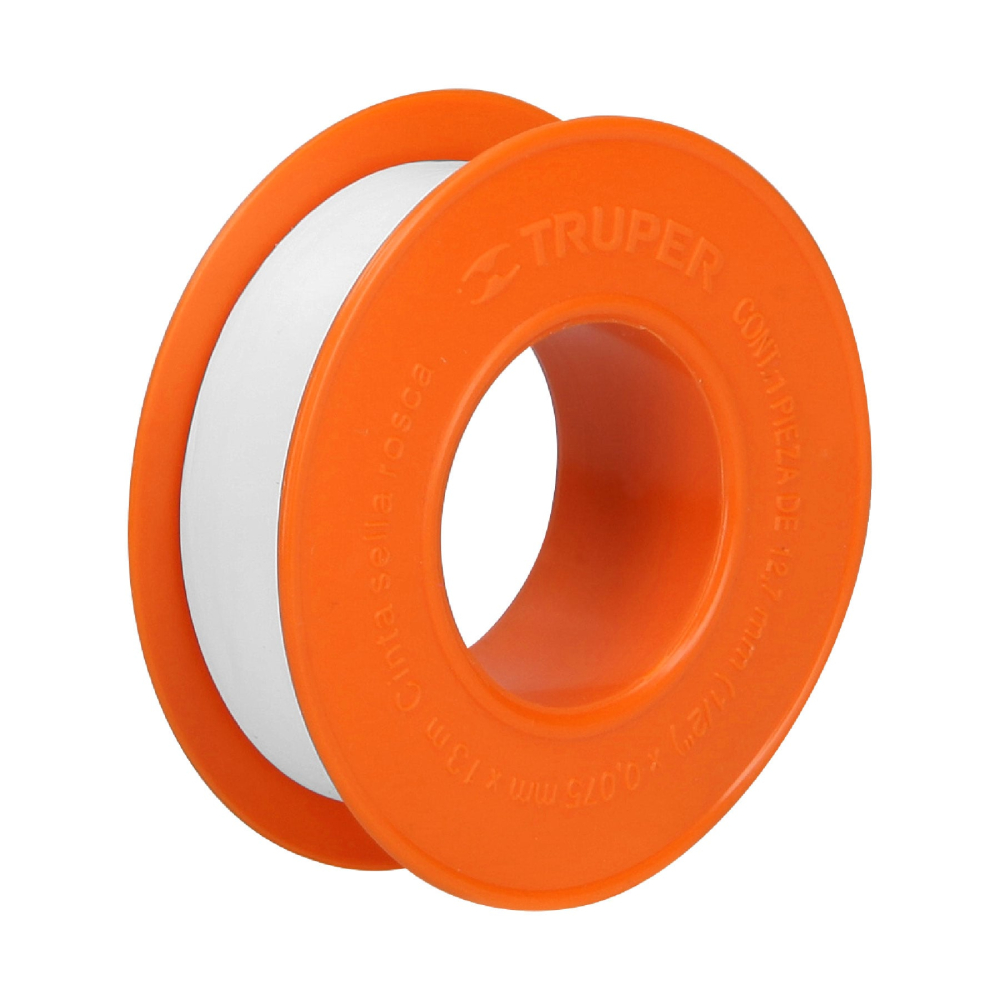 Cinta sella roscas 1/2' x 13m, uso general, TRUPER CTF-1/2X13