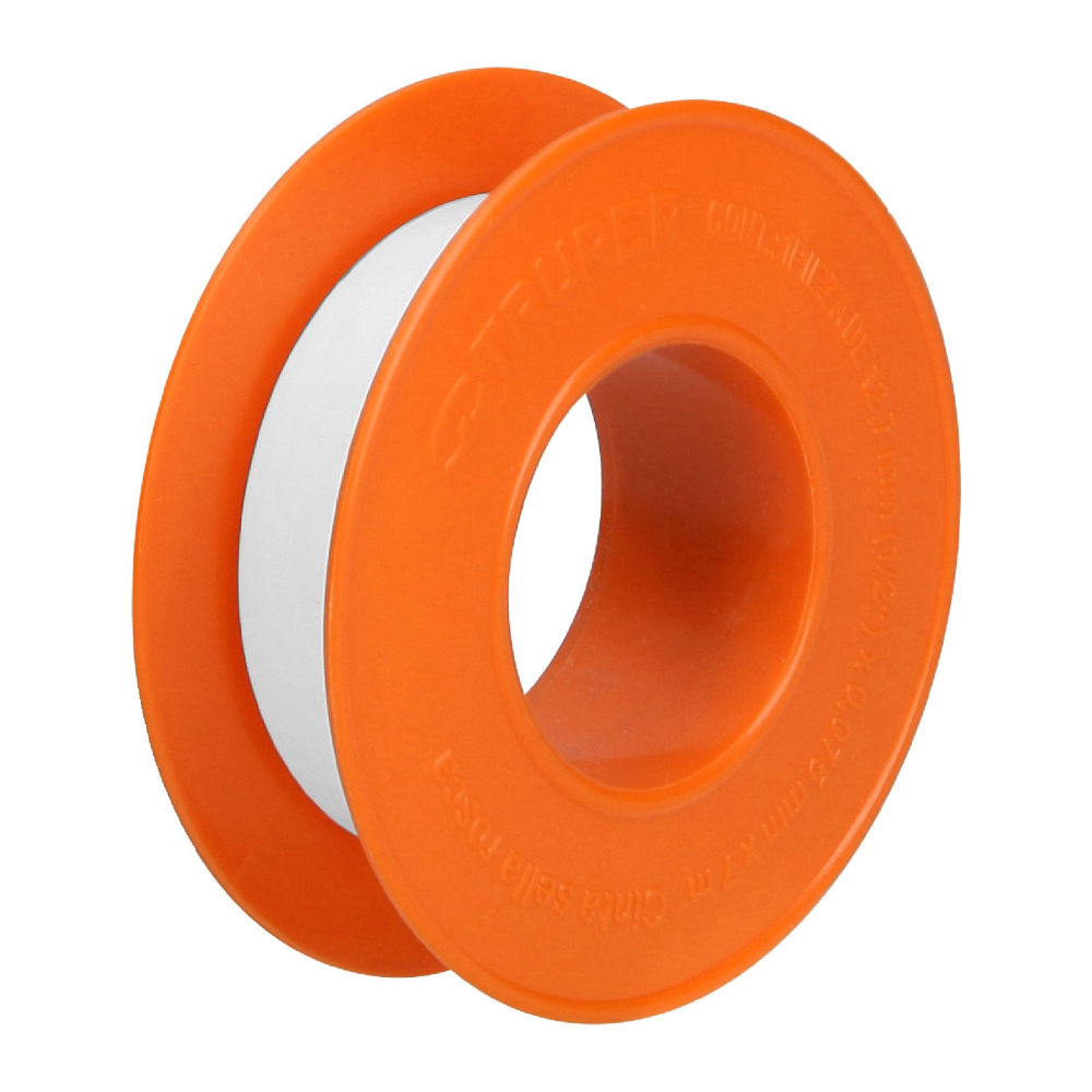 Cinta sella roscas 1/2' x 7m, uso general, TRUPER CTF-1/2