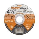 Disco abrasivo de corte preciso metal 4-1/2' x 1 mm, TRUPER DICOF-4510