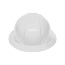 Casco de seguridad ala ancha, blanco, TRUPER CAS-BX