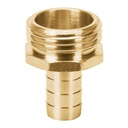Conector 1/2' macho de latón sólido para manguera, TRUPER CM-1/2B