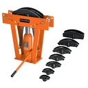 Doblador hidráulico para tubo, 16 ton, TRUPER DTH-16