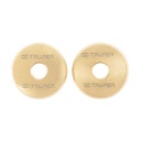 Repuesto 2 cuchillas titanio para cortador, 22 mm, TRUPER REP-CAZ-2
