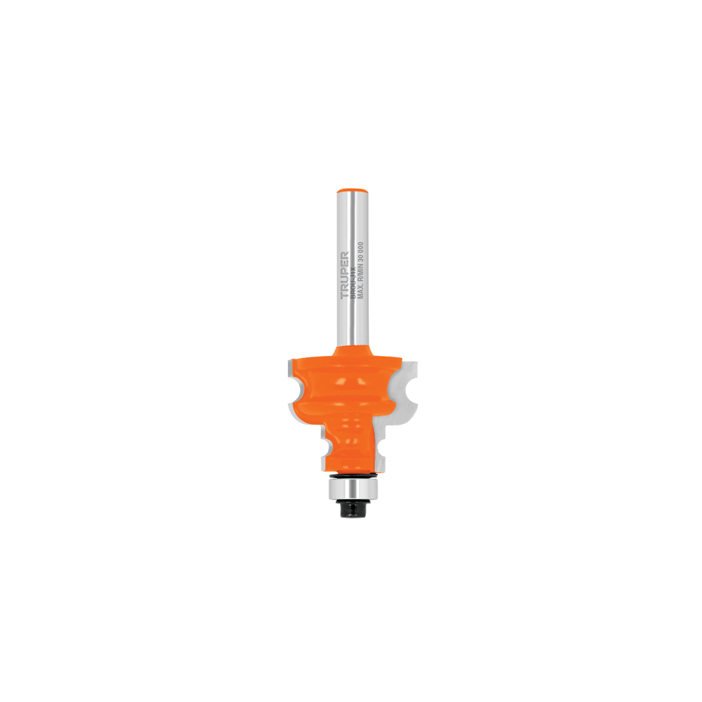 Broca router, jovel, 1', con balero, TRUPER BROU-J1X