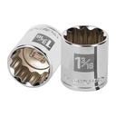 Dado de 1-3/16', 12 puntas, cuadro 1/2', TRUPER D-1238