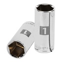 Dado largo de 1', 6 puntas, cuadro 1/2', TRUPER D-1232-HL