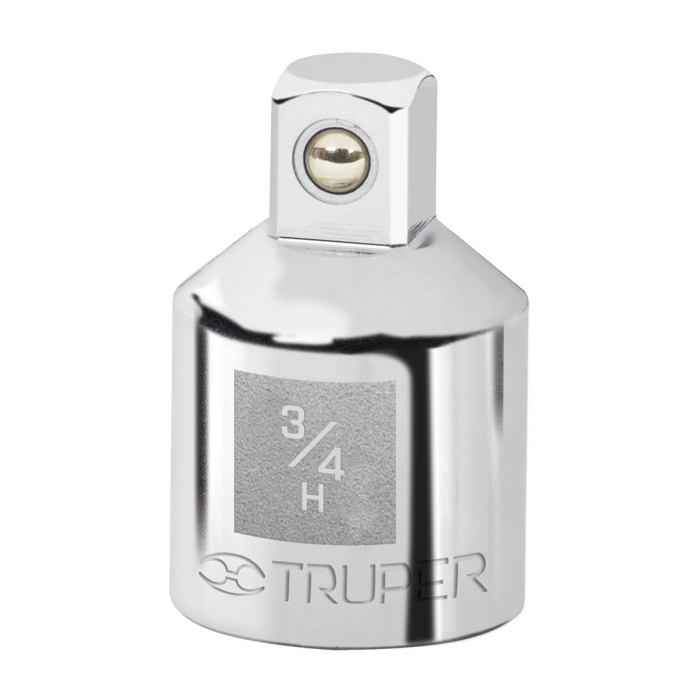Adaptador para matraca de cuadro 3/4' a cuadro 1/2', TRUPER A-5453