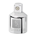 Adaptador para matraca de cuadro 3/4' a cuadro 1/2', TRUPER A-5453