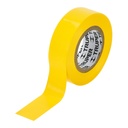 Cinta de aislar de 9 m x 19 mm, amarilla, TRUPER M-22A