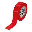 Cinta de aislar de 9 m x 19 mm, roja, TRUPER M-22R