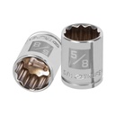 Dado de 5/8', 12 puntas, cuadro 3/8', TRUPER D-3820