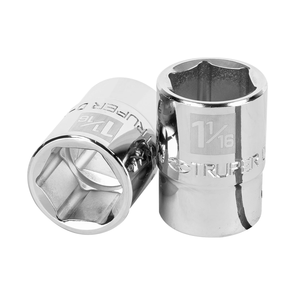 Dado de 1-1/16', 6 puntas, cuadro 3/4', TRUPER D-3434-H