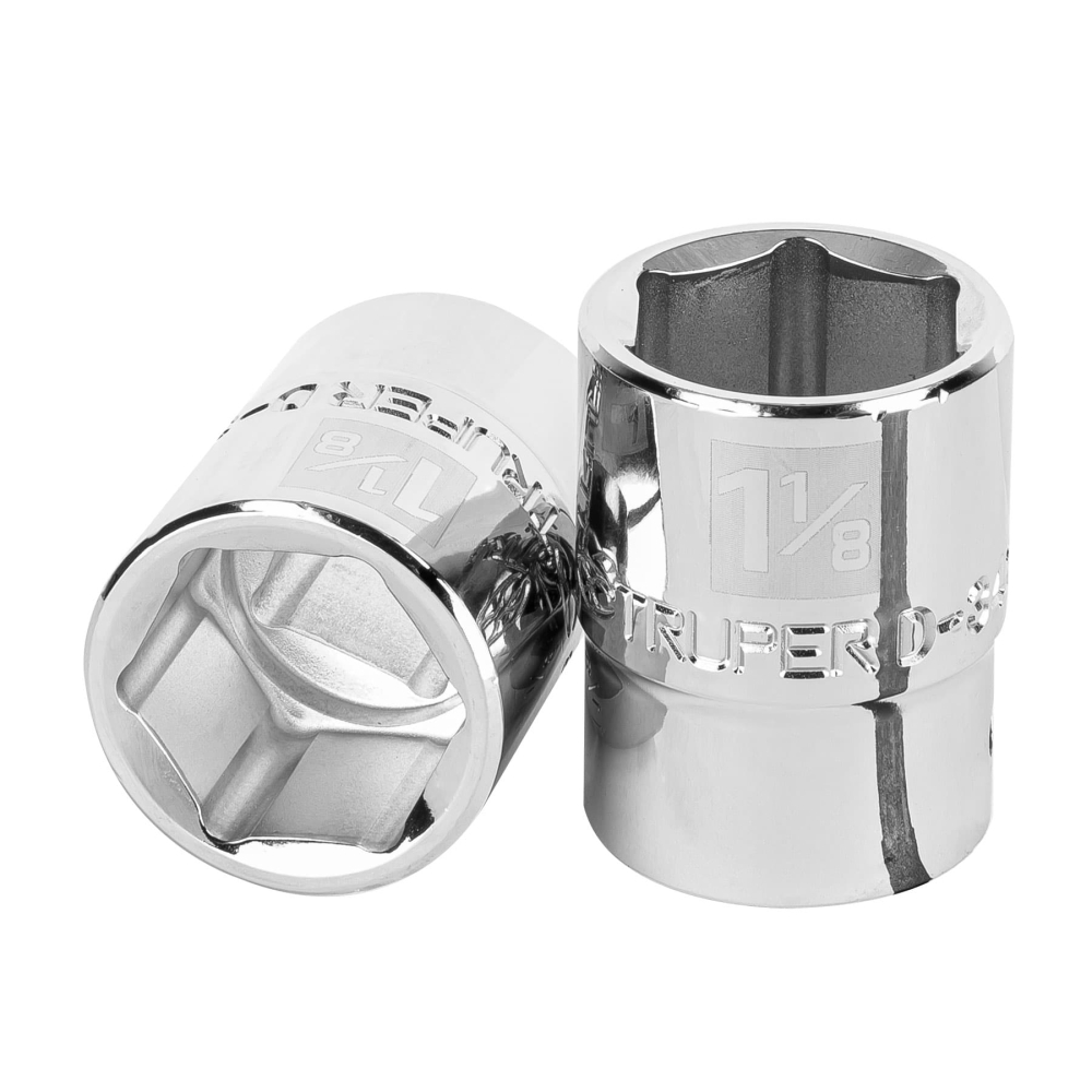 Dado de 1-1/8', 6 puntas, cuadro 3/4', TRUPER D-3436-H
