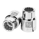 Dado de 3/4', 12 puntas, cuadro 3/4', TRUPER D-3424