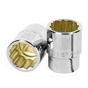 Dado de 1-3/16', 12 puntas, cuadro 3/4', TRUPER D-3438
