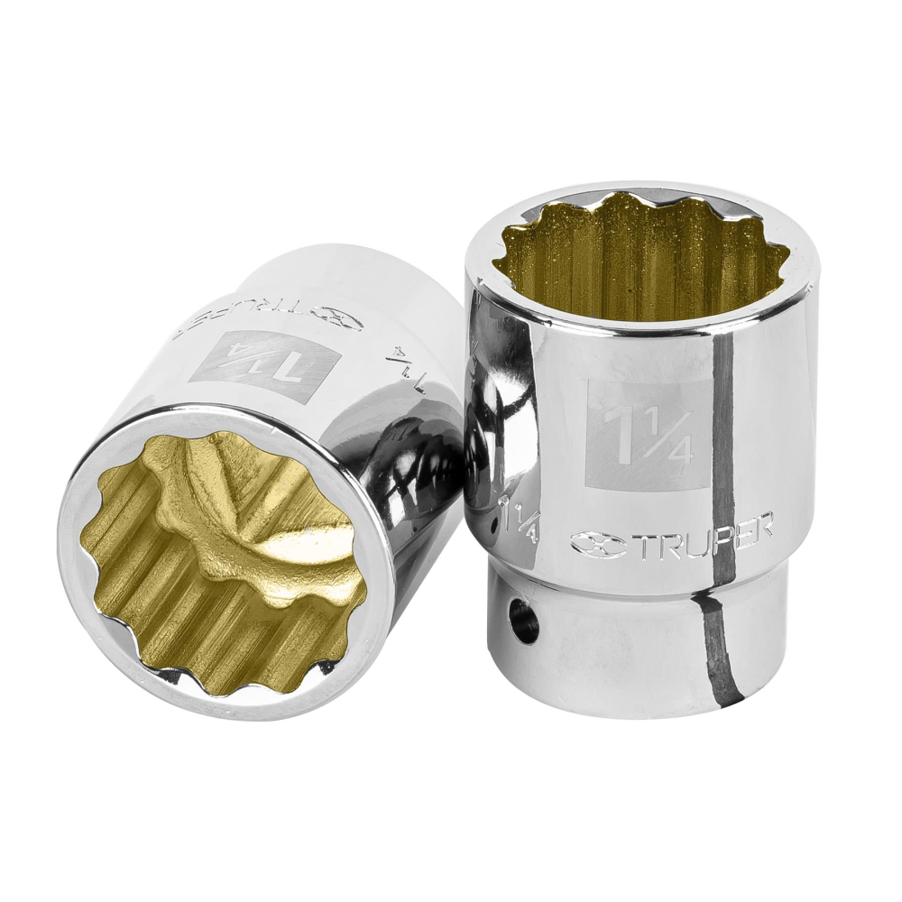 Dado de 1-1/4', 12 puntas, cuadro 3/4', TRUPER D-3440