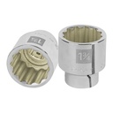 Dado de 1-3/4', 12 puntas, cuadro 3/4', TRUPER D-3456