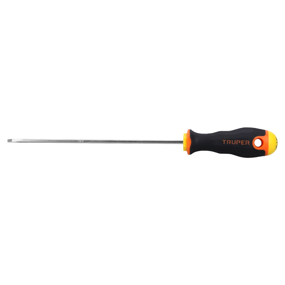 Desarmador cabinet 1/8' x 6' mango Comfort Grip, TRUPER DG-1/8X6B