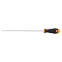 Desarmador cabinet 1/8' x 8' mango Comfort Grip, TRUPER DG-1/8X8B