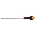 Desarmador cabinet 3/16' x 8' mango Comfort Grip, TRUPER DG-3/16X8B