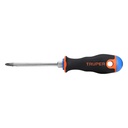 Desarmador de cruz 1/4' x 4' mango Comfort Grip, TRUPER DP-1/4X4B