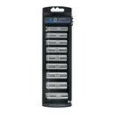Juego de 9 dados largos cuadro 3/8' mm, TRUPER JD-3/8X9LM