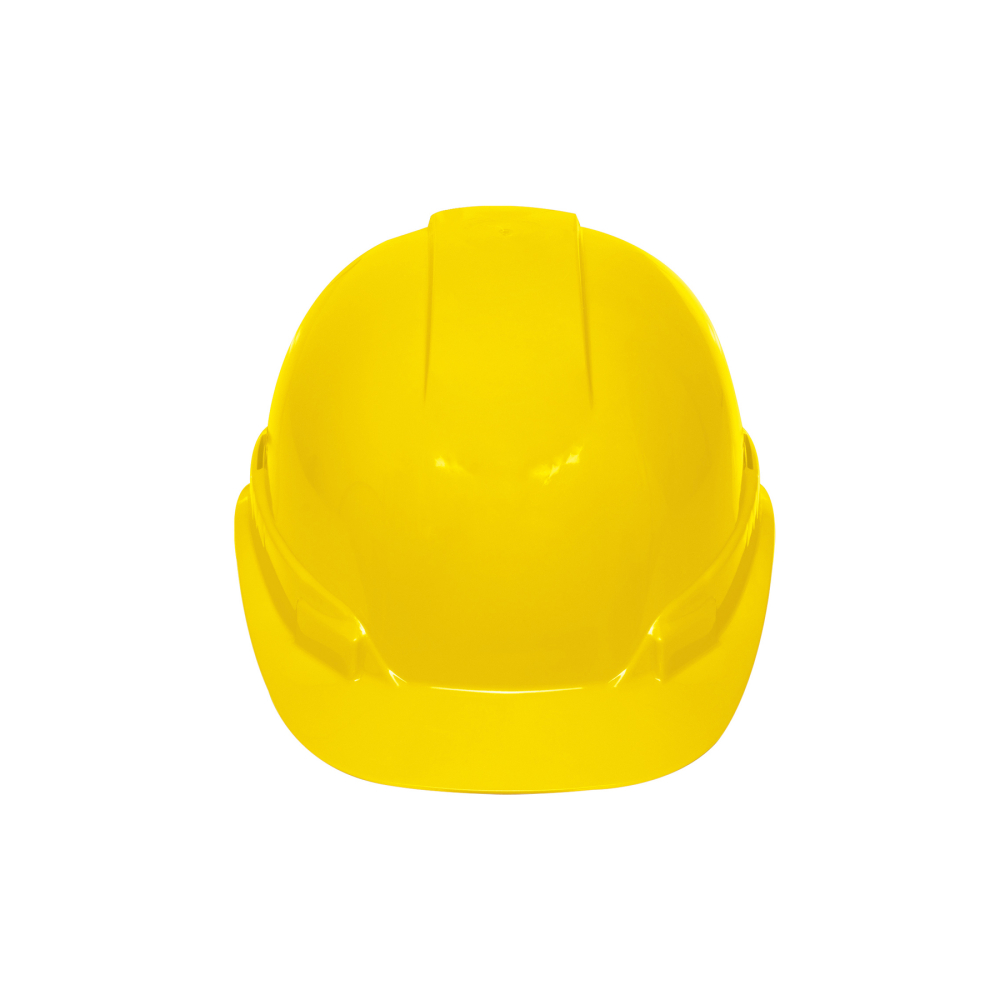 Casco de seguridad, ajuste de matraca, amarillo, TRUPER CAS-A
