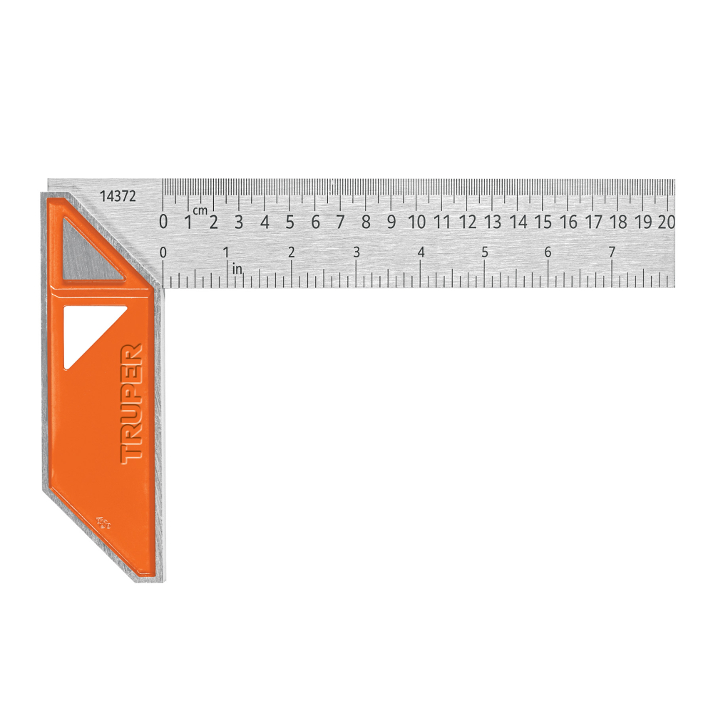 Escuadra 8' para carpintero con mango 100% de aluminio EC-8